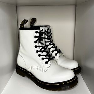 NWB White Dr. Martens 1460 8-Eye Boot